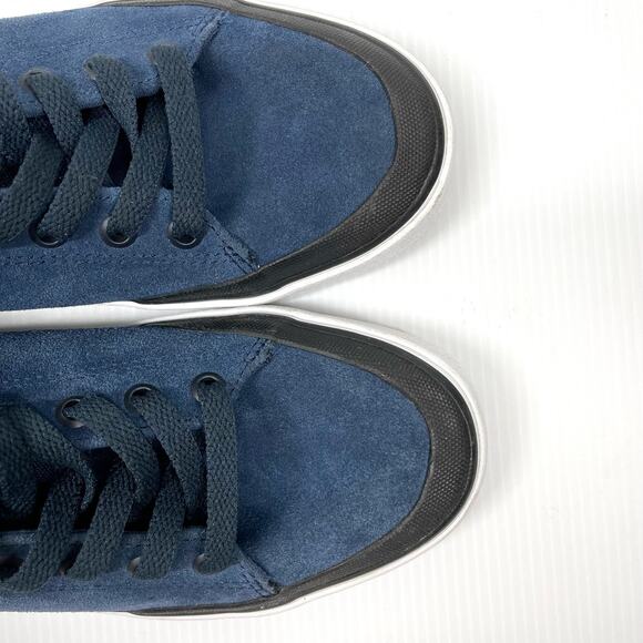 VOLCOM Leeds Blue Suede Skate Shoes Men's Size 8 Skater Sneakers Casual - Picture 13 of 14